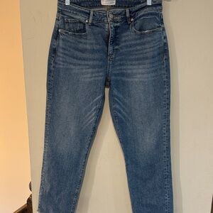 LOFT Women's Classic Blue Straight Leg Jeans